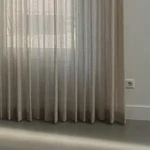Gordijn met een onderzoom van 10 cm