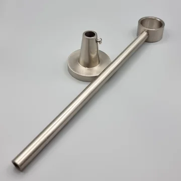 Steun inkortbaar 27cm voor RVS gordijnroede 29mm