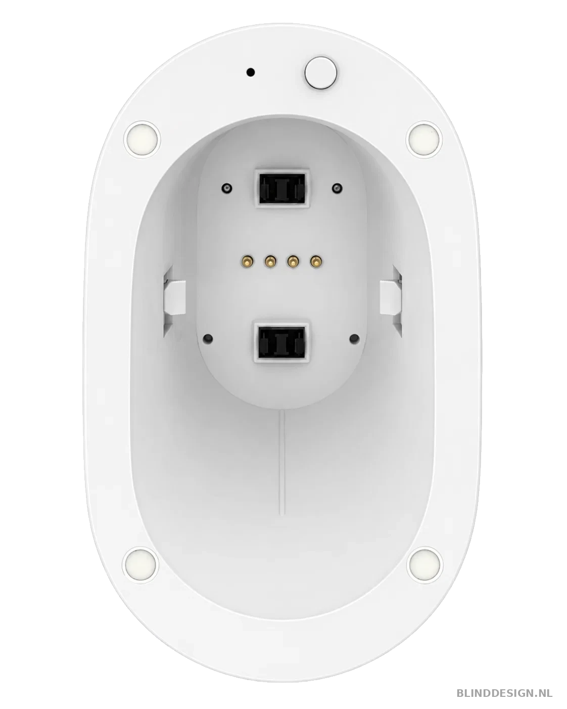 Aansluitzijde van de Somfy Glydea 50 WF Zigbee motor