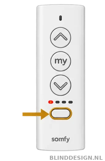 Ysia 5 Zigbee afstandsbediening met kanaalkeuze gemarkeerd