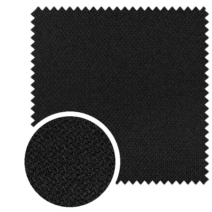 Stofstaal blackout zwart