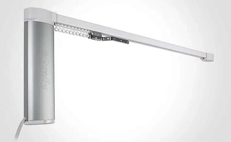 Somfy Glydea 60 Zigbee Wit elektrische gordijnrail