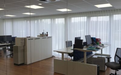 Brandvertragende wave gordijnen