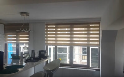 Elektrische duo rolgordijnen