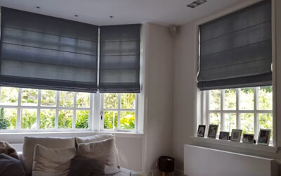 Elektrische vouwgordijnen op domotica systeem