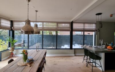 Elektrische vouwgordijnen stof Cornwall