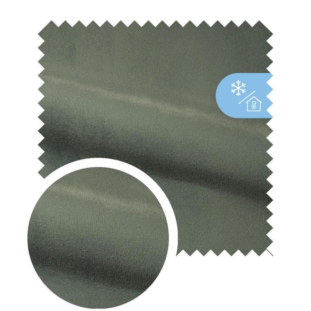 Vouwgordijn Velours 17 lichtgroen